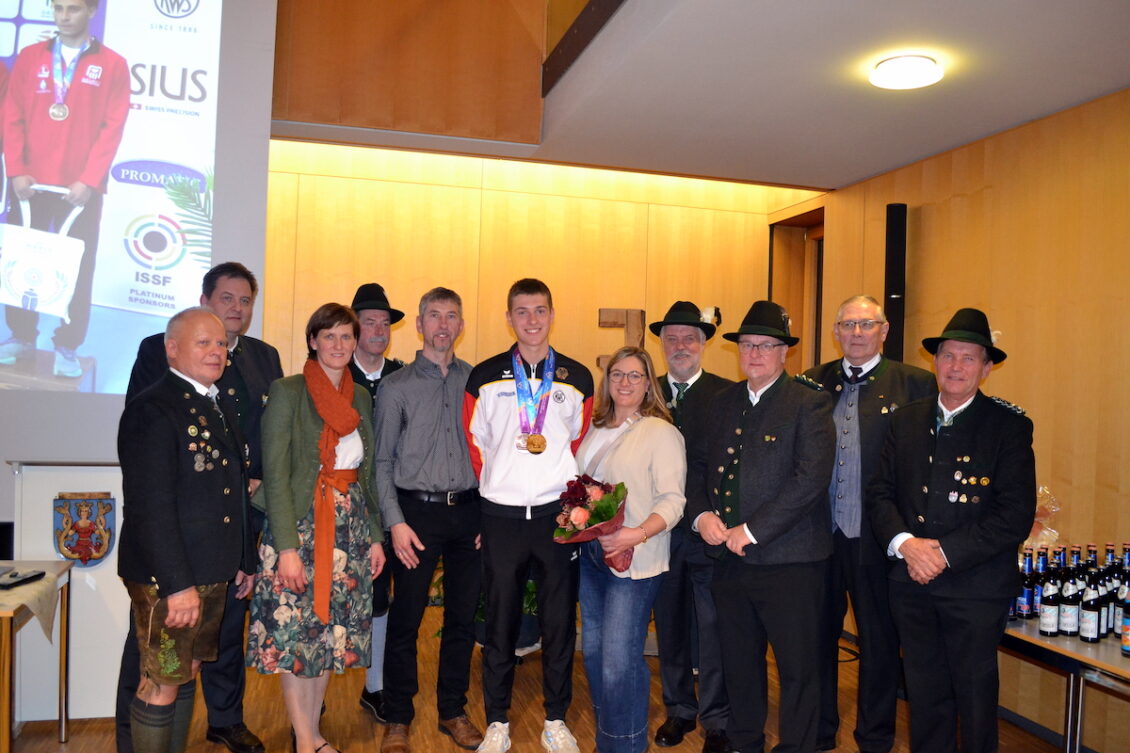 Feierlicher Empfang für Weltmeister Moritz Kellner